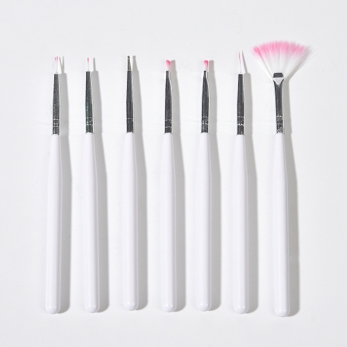 White Nail Art Brush Set Nail Pen 430077