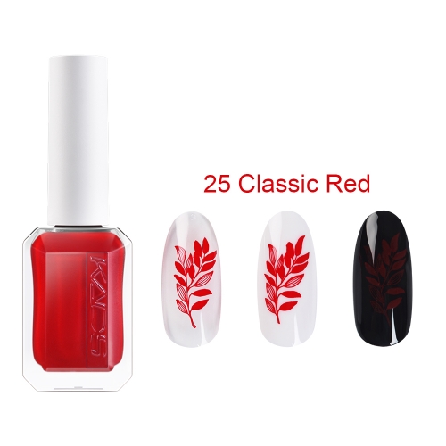 Nail Stamp Polish 25 Classic Red 11ml New Bottle