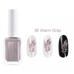 ネイルスタンプ ポリッシュ 36 ウォーム グレー 11ml ニューボトル