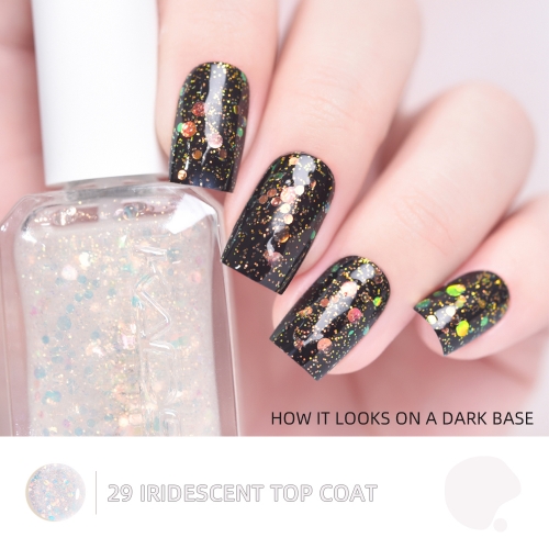 Iridescent Top Coat Nail Polish