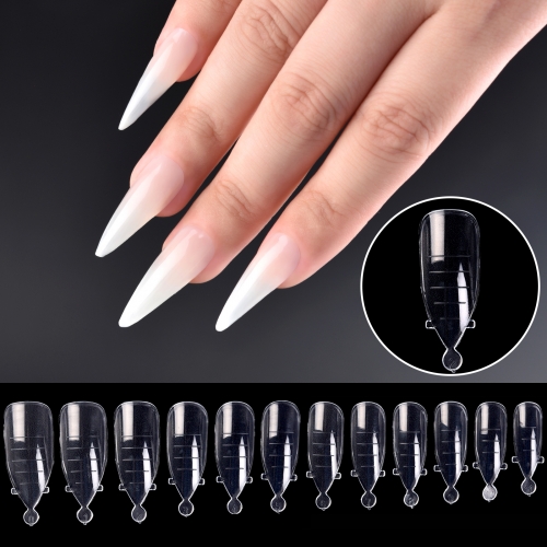 Nail Tips Building Mold With Scale 09 120Pcs/Box