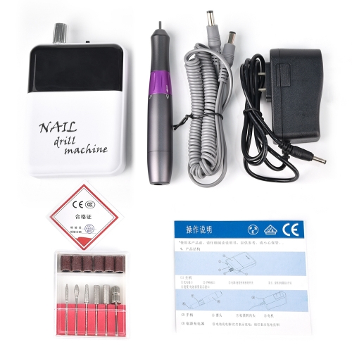Portable Nail Drill Machine with Artistic Letters 300114