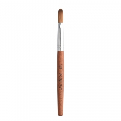 Kolinsky Sable Red Wood Round Flat Brush 12# 430043