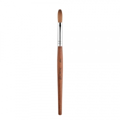 Kolinsky Sable Red Wood Round Flat Brush 10# 430049