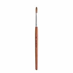 Kolinsky Sable Red Wood Round Flat Brush 6# 430047