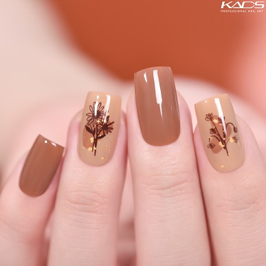 Autumn Colors | 15 Stamping Nail Ideas Perfect for Early Autumn【KADSNailArt】