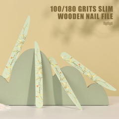 100/180 Grits Slim Wooden Nail File 440022
