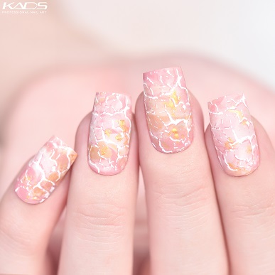 Marble Nails in Gold and Pink | Nail Stamping Tutorial【KADSNailArt】