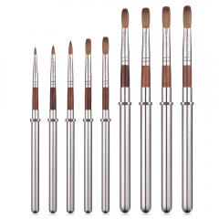 KADS Integrated Rosewood Acrylic Brush With Pen Holder 430156