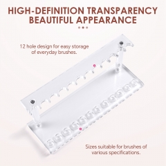 Transparent Nail Brush Holder 410248