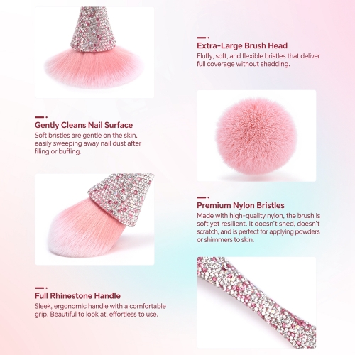 多目的ネイルダスト＆ブラッシュブラシ 430211