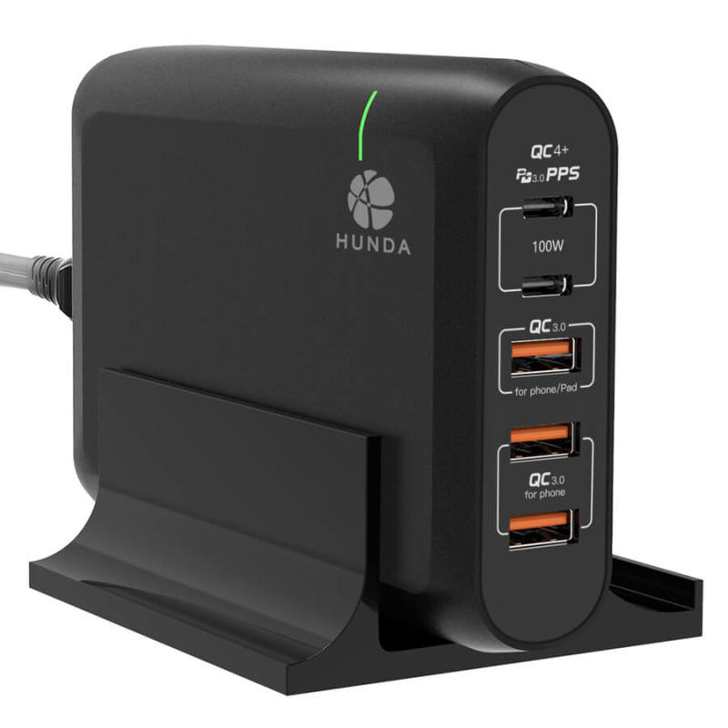 HUNDA 110W 5 Port Desktop PD Charger Station