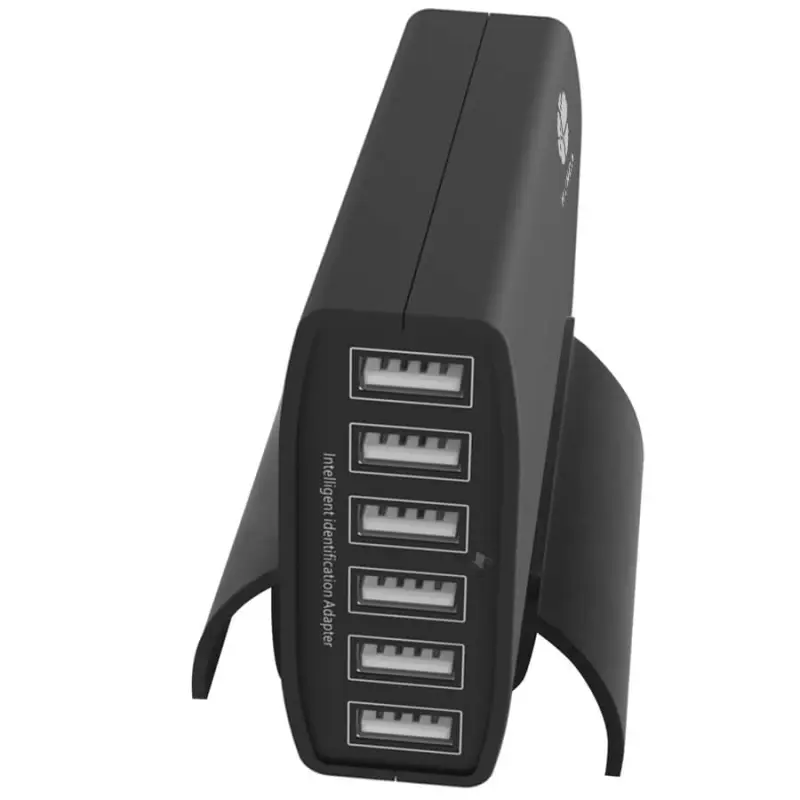 6 Port USB Charger Station for Cell Phones, 5V 10A 50W power supply