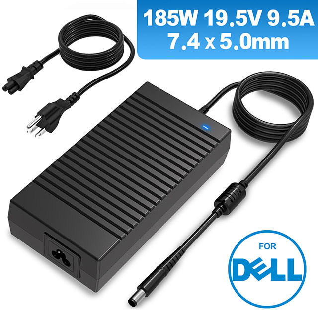 Laptop Charger For Dell  Alienware 17 R3/15 R3/15 R2/X51, 19.5V 9.5A  185W