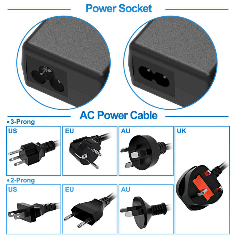 Dell 65W AC Adapter 19.5V 3.34A 65W  Power Adapter Replacement