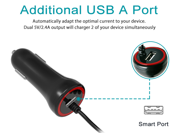 With a usb a port for your daily use.