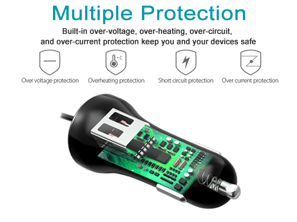 Built in a smart chip to provide the multiple protection for ensure the safety