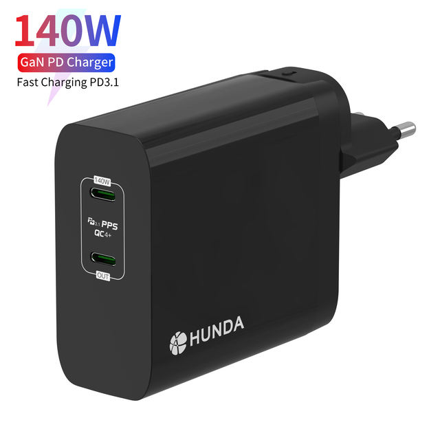 140W GaN Charger 2C PD3.1 Type C Super Fast Charger -Huwder