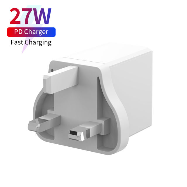 Dual Ports PD27W USB C Wall Charger PD3.0 20W for iPhone 13 -Huwder