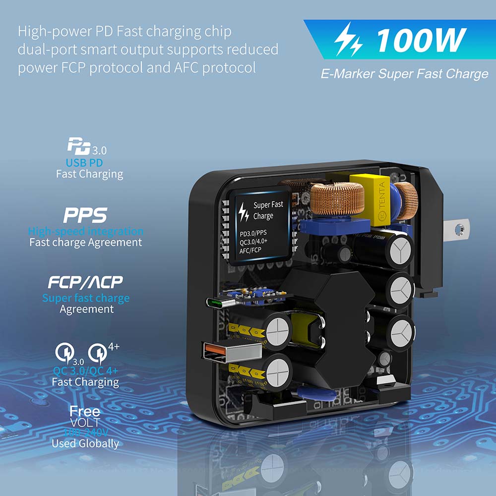 Huwder charger with powerful smart chip