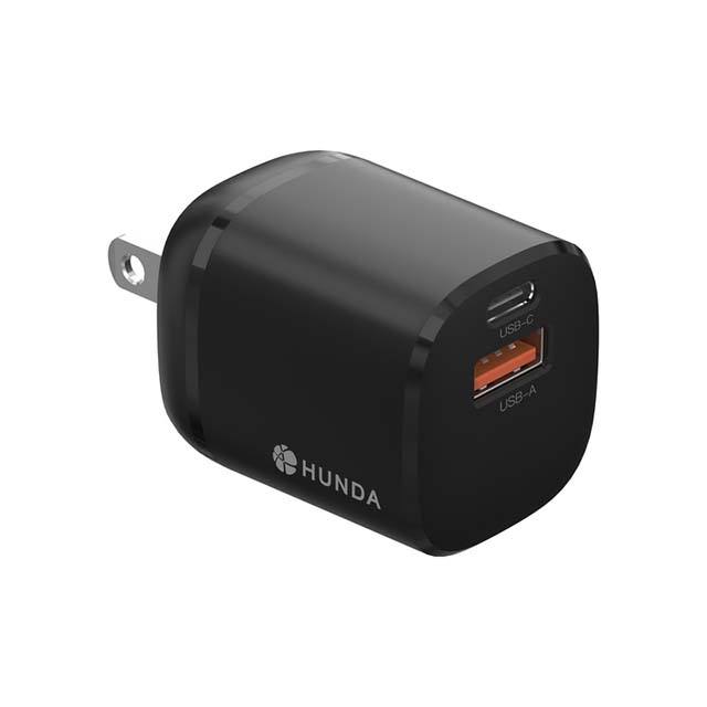 33W GaN Tech Dual USB Charger Tiny US Foldable EU UK Plugs -Huwder