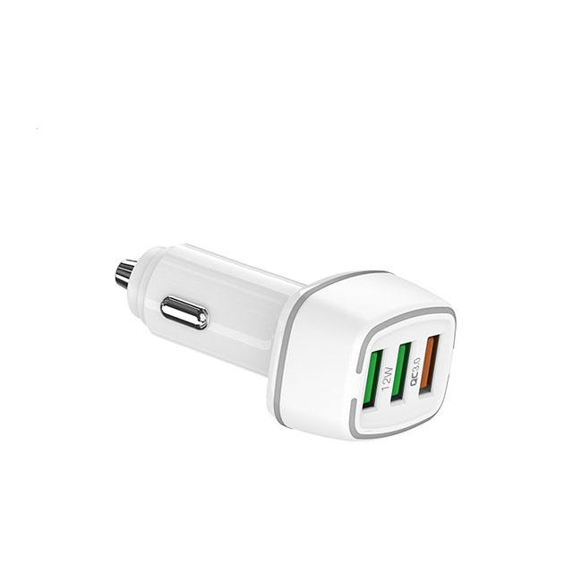 30W 3*USB-A Ports In Car Charger for Fast Charging Multiple Devices -Huwder Wholesale