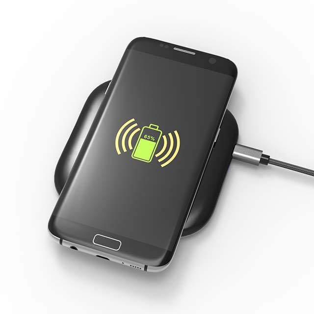 10W 5W Qi Wireless Charger for iPhone Android Portable Wireless Charge Plate