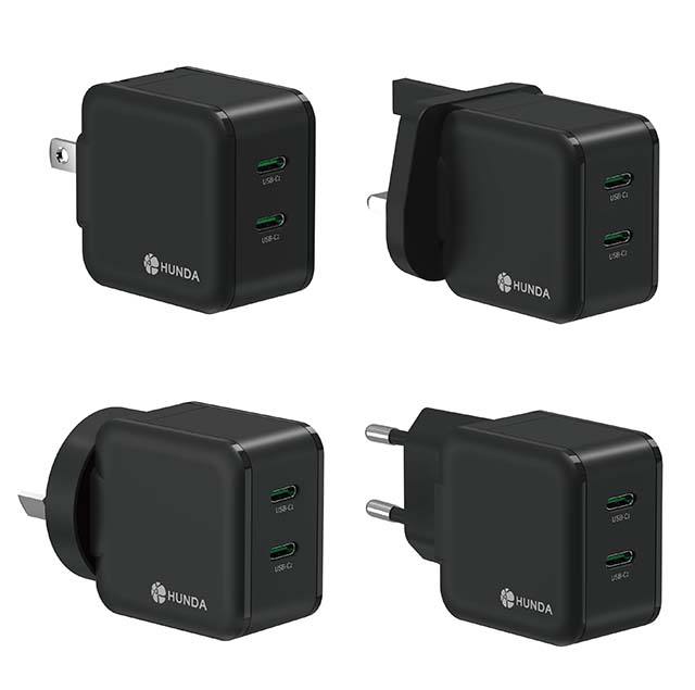 35W Dual USB C GaN PD3.0 PPS Wall Charger -Huwder Wholesale