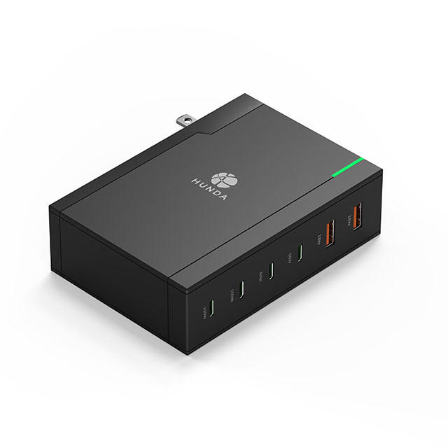 200W GaN Charger 4C+2A PD3.1 PPS Fast Travel Adapter -Huwder