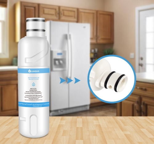 KitchenAid KRMF706ESS05 Genuine Refrigerator Water Filter (2 Pack) 