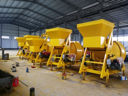 Hydraulic Diesel 500L Concrete Mixer