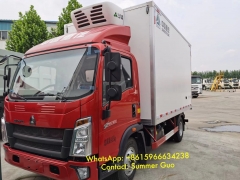 Sinotruk HOWO 4x2 Refrigerated Truck 5Ton sale