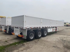 Sinotruk 3 axle side wall cargo Trailers sale