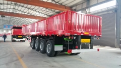 Sinotruk 4 axle 60 tone sidewall cargo trailer