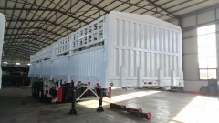 Sinotruk 3 axle 50 tone Fence cargo Trailers sale