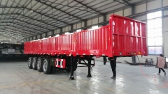 Sinotruk 4 axle 60 tone sidewall cargo trailer