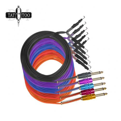 High Quality Silicone Tattoo Clip Cord 1.8M Soft Fireproof Tattoo Cable For Tattoo Machine