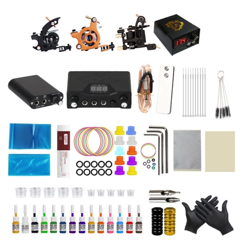 Cheap Tattoo Coil Machine Kit with Tattoo Power Supply  Foot Pedal