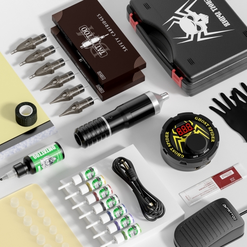 Beginner full set of rotary tattoo pen kit