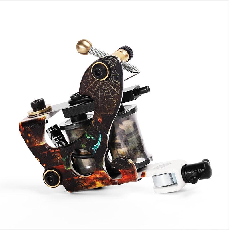 TATOOINE Wire Cutting 8 Wrap Coils Tattoo Machine For Liner and Shader  Blooming Color Iron Tattoo Supplies Tattoo Gun Kit