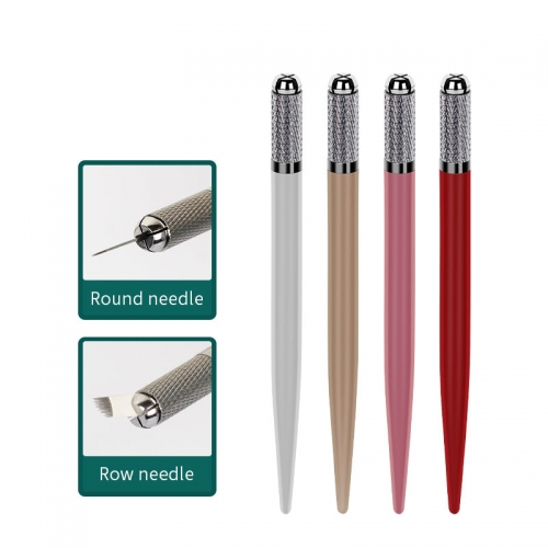 Stainless Steel Manual  Tattoo Eyebrow Eyeliner Lip Microblading Needle Pen for Permanent Makeup Tattoo Supplies