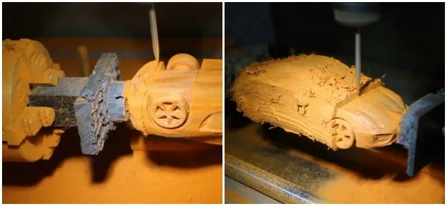 wood car molds engraving 