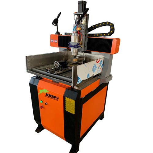 Rotary 4 Axis Metal CNC Router Machine for Molds Making