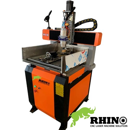 Rotary 4 Axis Metal CNC Router Machine for Molds Making