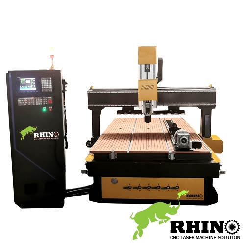 4 Axis 2040 ATC CNC Router with Rotary & Linear Tool Changer