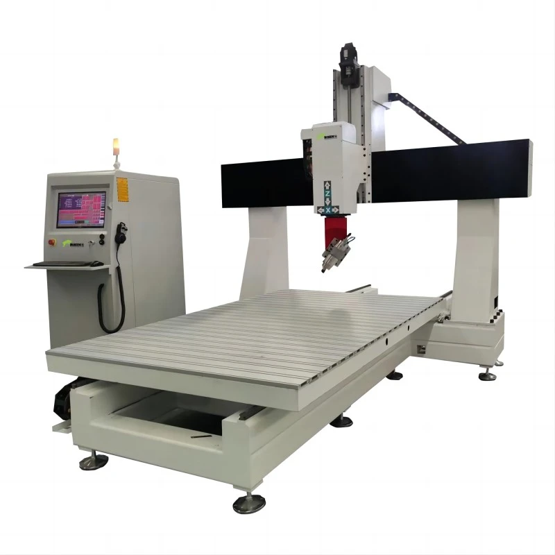 1325 single table moving 5 axis cnc router machining center 