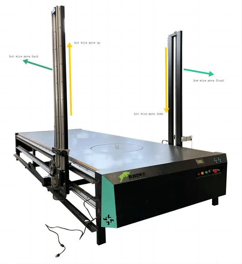 hot wire foam cutting machine 