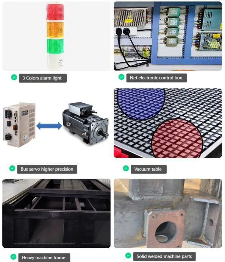 Large fiber marking machine detail parts 