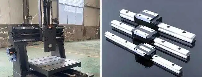 cnc router for metal rails 
