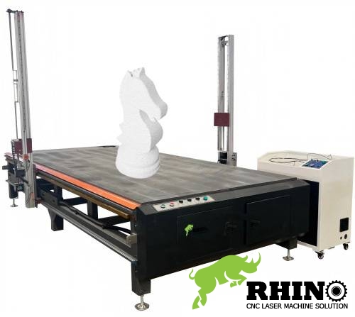 4 Axis 1330 CNC Hot Wire Foam Cutting Machine for 3D Molds